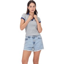Yakamor Kadın Kaşkorse Polo Yaka Tshirt