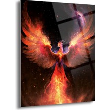 Anka Kuşu Cam Tablo - MOD069