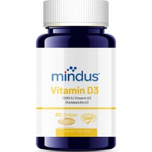 Vitamin D3 1.000 Iu 60 Softgel