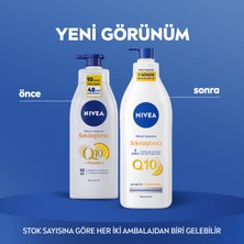 NIVEA Q10 Sıkılaştırıcı Vücut Losyonu Pump 400 ml ;10 Günde Sıkılaşmış ve Esnek Cilt; Avantajlı Boy