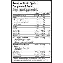 Amino Liquid & Eaa - 1000 ml - 40 Servis - Yeşil Elma - Pump - Pre Workout - Amino Asit Likit
