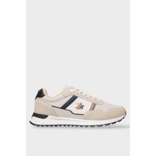 Erkek Ortopedik Cilt Günlük Yürüyüş Koşu Sneaker Spor Ayakkabı Bej