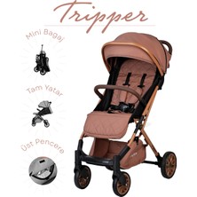 Baby Care Tripper Kabin Tipi Bebek Arabası Katlanabilen 15 kg Taşıma Kapasitesi ile Standart Kullanım