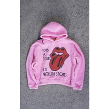Overdrive The Rolling Stone Pembe Polar Sweatshirt