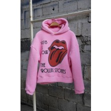 Overdrive The Rolling Stone Pembe Polar Sweatshirt