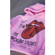 Overdrive The Rolling Stone Pembe Polar Sweatshirt
