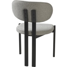 Roma Sandalye - Mense Kumaş - Metal Iskelet - Mutfak Sandalyesi - Salon Sandalyesi
