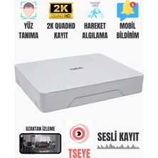 Exitcam 4'lü Ip Kamera Seti 5mp 2k+ Sesli + Gece Renkli + 320GB HDD + Cat6 + Poe Switch + Nvr