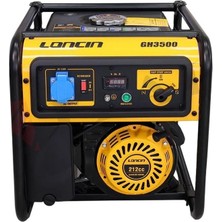 Loncin GH3500 3,5 Kva Ipli Monofaze Benzinli Jeneratör