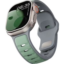 Alstrap Apple Watch 11/10 46MM 9/8/7 (45MM) 6/se/5/4 (44MM) 3 ve Öncesi (42MM) Spor Silikon Kordon Kayış