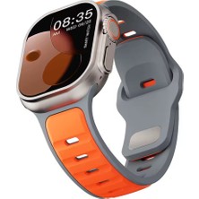 Alstrap Apple Watch 11/10 46MM 9/8/7 (45MM) 6/se/5/4 (44MM) 3 ve Öncesi (42MM) Spor Silikon Kordon Kayış