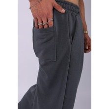 Nakışlı Baggy Eşofman Altı 3 Iplik