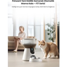 Akıllı Otomatik Mama Kabı – 4l, Hd Kameralı, Uygulama Kontrollü, Zaman Ayarlı, Kedi ve Köpekler Için