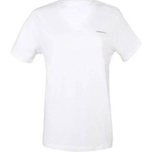 Lumberjack Kadın T-shirt A101931789 Wb V Neck 11Ct126 5Fx