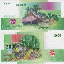 Komorlar Birliği 2000 Frank 2005 Çil Kondisyon.