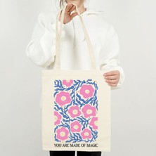 Çiçek Canvas Çanta