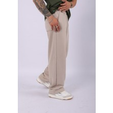 Nakışlı Baggy Eşofman Altı 3 Iplik