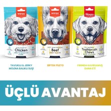 Wanpy Köpek Ödül Maması 3lü Mix Paket (Suşi-Fileto-Dana Eti)