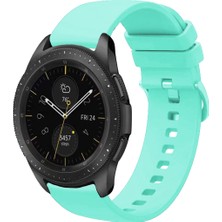 Tagomoon Samsung Galaxy Watch 42MM ile Uyumlu Kordon Jel Silikon Tokalı Kayış