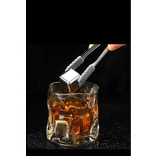 Kokteyl & Viski Premium Tütsü Seti- Torch Çakmak & Paslanmaz Çelik Viski Taşı(Buzu) Hediyeli