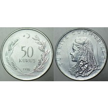 Banknoting Türkiye Cumhuriyeti 50 Kuruş 1976.