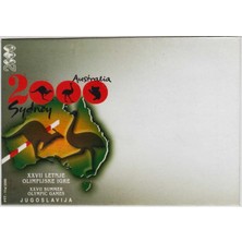 Banknoting 27. Yaz Olimpiyatları 2000 Yılı Avustralya Temalı Yugoslavya Zarf.