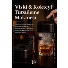 Kokteyl & Viski Tütsüleme Makinesi. 6 Farklı Tütsü Tat ile Premium Set