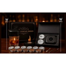 Kokteyl & Viski Tütsüleme Makinesi. 6 Farklı Tütsü Tat ile Premium Set