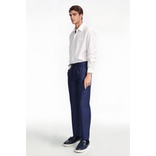Velvarde Keten Jogger+Ipli Lastlikli Pant. Kotmavi