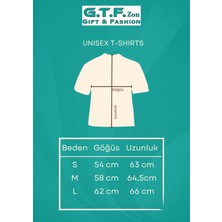 Boxy Oversize Unisex %100 Pamuk Premium Baskılı T-Shirt