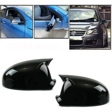 Vw Golf 5 2006-MK5 Plastik Parlak Siyah Batman Ayna Kapagı