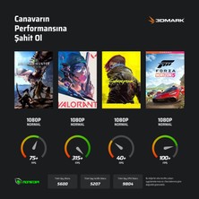 Monster Abra A5 V20.6.2 Intel Core I7 13620H 32 GB Ram 1 Tb SSD 4 GB Rtx 3050 Freedos 15,6" Fhd 144 Hz Taşınabilir Bilgisayar
