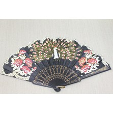 Larimar Plastik Tavuskuşu Yelpaze