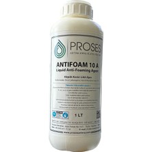 Köpük Kesici Konsantre Silikon Bazlı Likit Ajan Antifoam 1lt Liquid Anti-Foaming Agent Gıda  Kimya Temizlik ve  Halı Yıkama  Endüstriyel Ürün