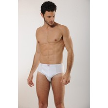 Hmd 200 6'lı Pamuklu Slip Erkek Külot - Beyaz