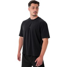 Musclecloth Basic Oversize T-Shirt Siyah