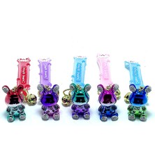 Larimar Taşlı Ayıcık Silikon Anahtarlık Model 1