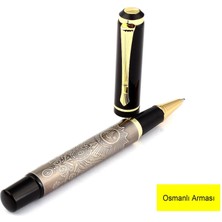 Isme Özel  Desenli Metal Roller Kalem