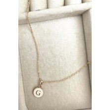 Modex Gold Mineli Harf Kolye