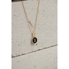 Modex Gold Mineli Harf Kolye