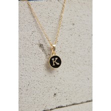 Modex Gold Mineli Harf Kolye