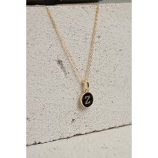 Modex Gold Mineli Harf Kolye