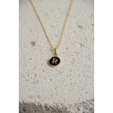Modex Gold Mineli Harf Kolye