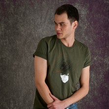 Overthinking Erkek Baskılı T-Shirt