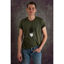 Overthinking Erkek Baskılı T-Shirt