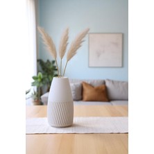 Minimalist Modern Tasarım Beyaz Dekoratif Plastik Vazo