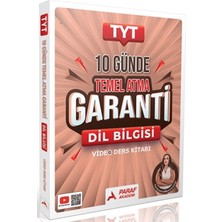 Paraf Yayınları Tyt Dil Bilgisi Türkçenin Matematiği 10 Günde Temel Atma Garanti Video Ders Kitabı