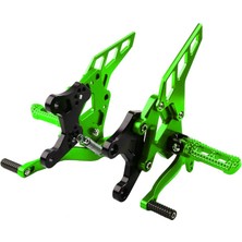 Kawasaki Z900 Uyumlu Sürücü Basamak Braketi Takım Yeşil