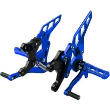 Kawasaki Z900 Uyumlu Sürücü Basamak Braketi Takım Mavi