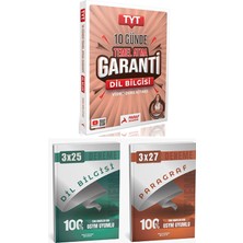 Paraf + Anla Kazan Tyt Dil Bilgisi 10 Günde Temel Atma Anla Kazan Deneme 3 Lü Set